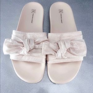INC slide sandals
